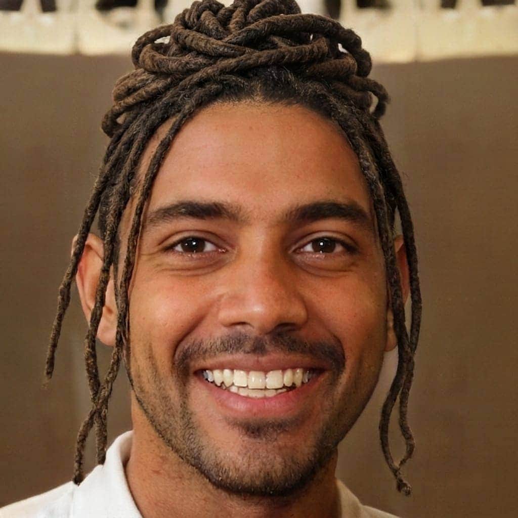 Locs Updo