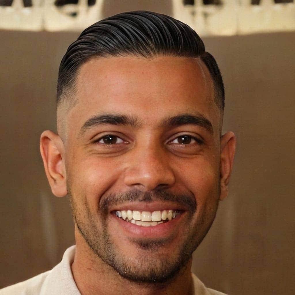 Slicked Back Fade